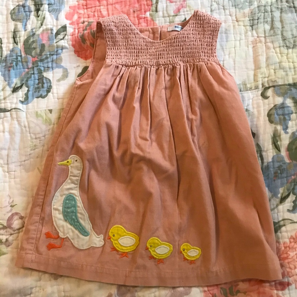 Pink Corduroy Dress